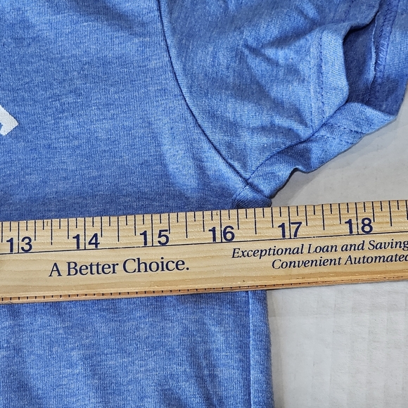 Yellowstone Dutton Ranch Montana  T-Shirt Junior Size L Blue - Picture 6 of 8